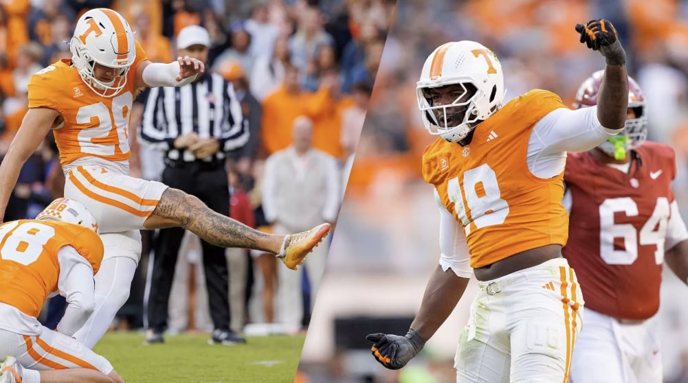 Tennessee’s Weathersby and Ranvier Earn SEC Weekly Honors