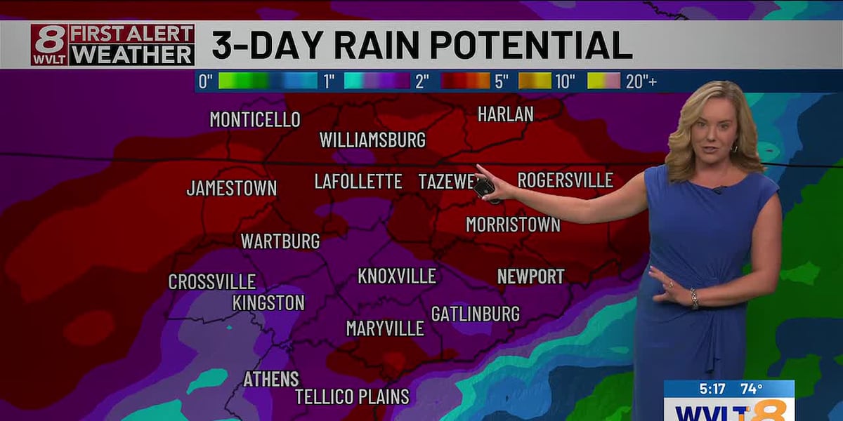 First Alert: Tracking increasing rain and flood potential