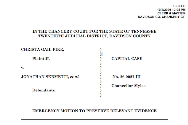 Latest information from court documents on Christa Pike's next legal matters.