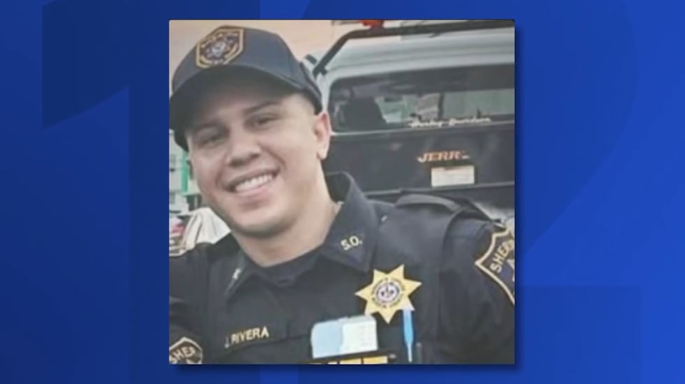 Hudson County Sheriff's Officer Justin Rivera, 29, died after he fell from the ninth-floor...