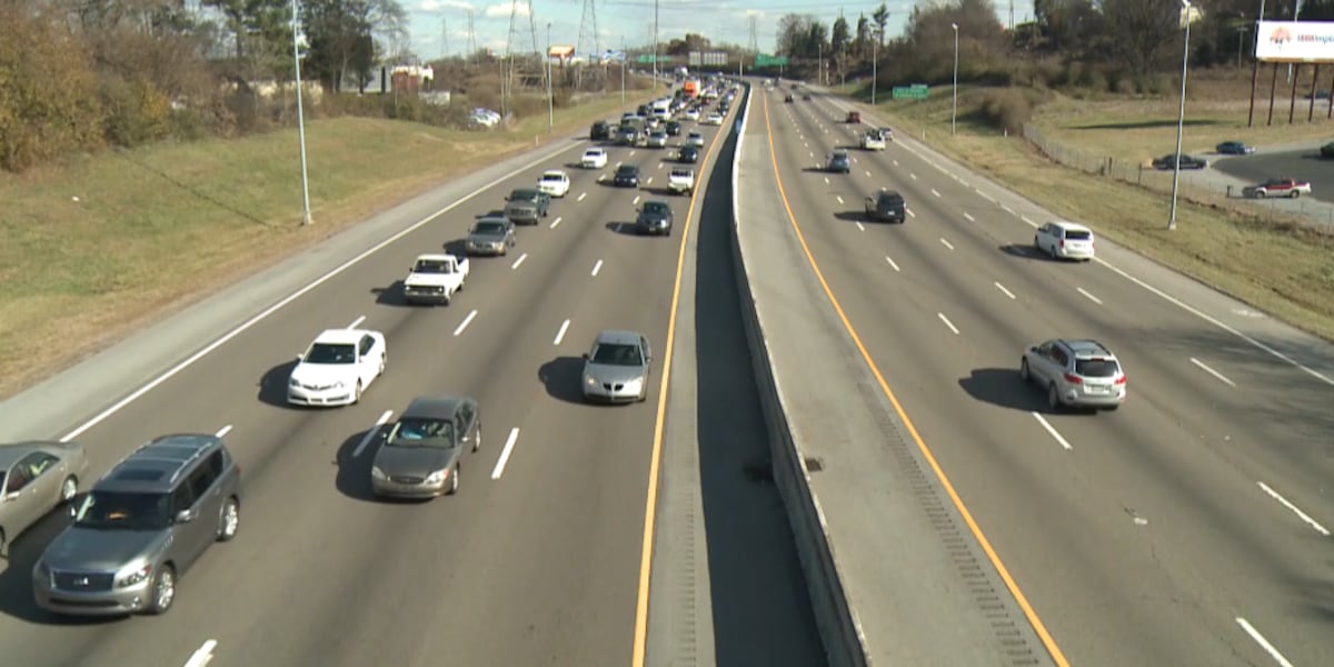 TDOT suspending construction lane closures ahead of Labor Day weekend