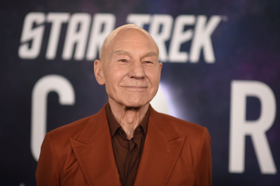 Patrick Stewart arrives at the premiere of the third and final season of "Star Trek: Picard"...