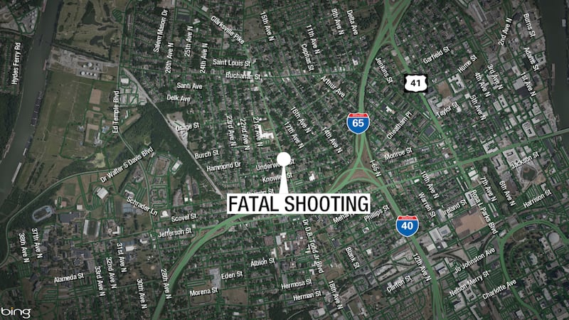 One man was shot and killed while stopped at the intersection of Cockrill Street and Dr. D.B....