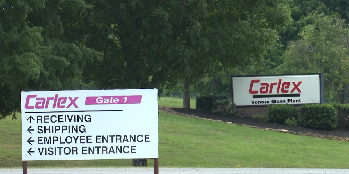 300+ jobs affected as Carlex plans to close manufacturing plant in Vonore Monroe County leaders are working to place workers before their final shift