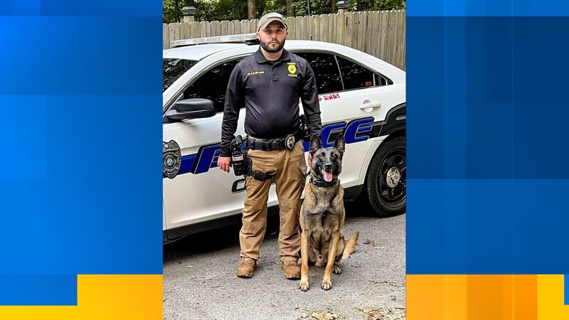 K-9 Jax is set to get his new vest in within the next 10 weeks.