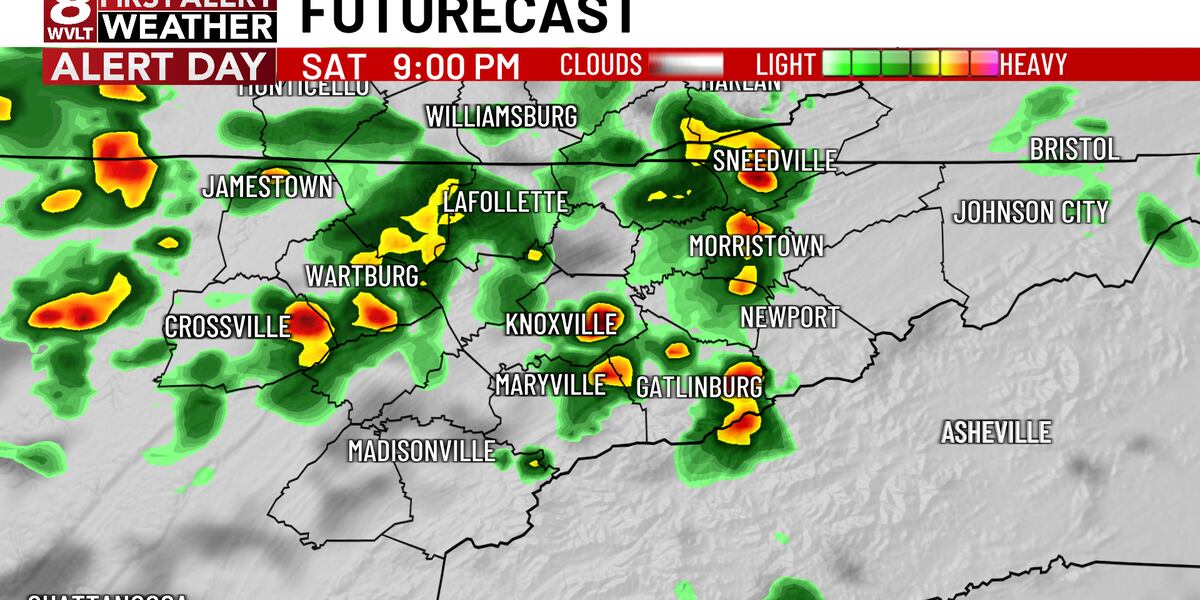 Tracking strong to severe storms today