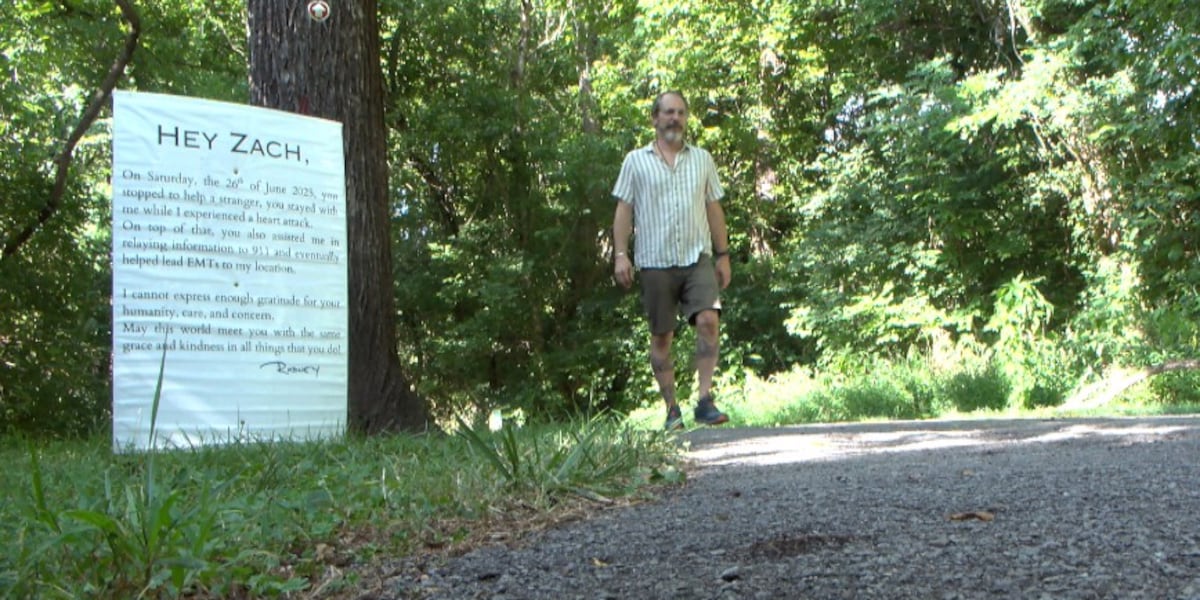 ‘I just want to say thank you' | Knoxville man saved by stranger expresses gratitude in unique way