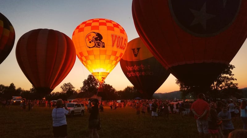 Dozens of hot air balloons will fill East Tennessee skies on Saturday.