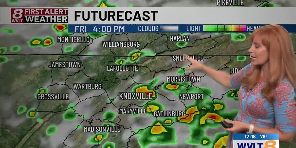 Pick of the week today, rising humidity and rain chances up next