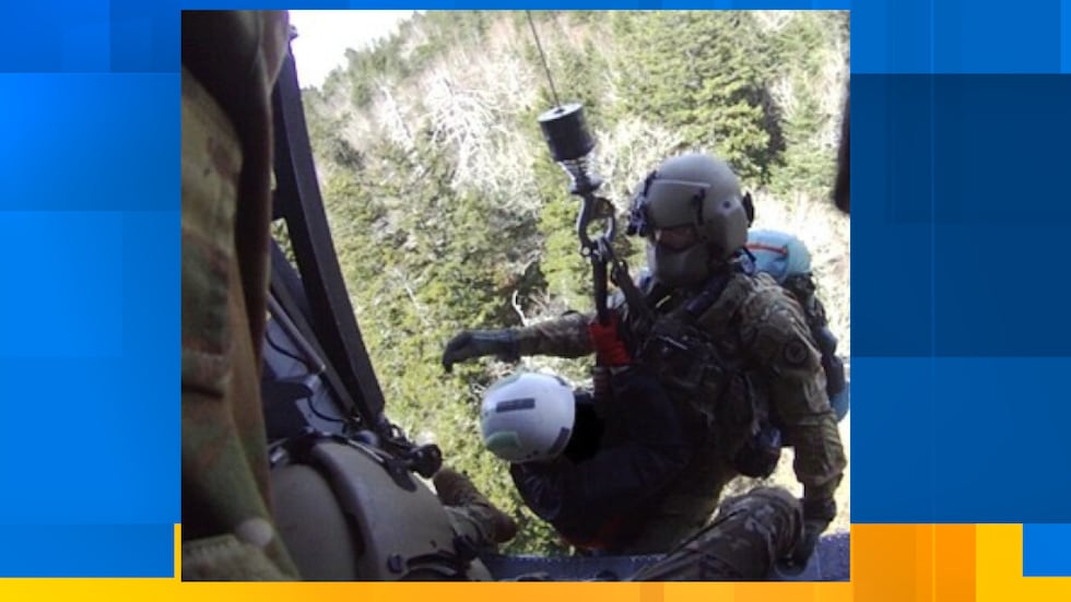Flight crew hoists injured hiker from remote trail in Great Smoky Mountains National Park