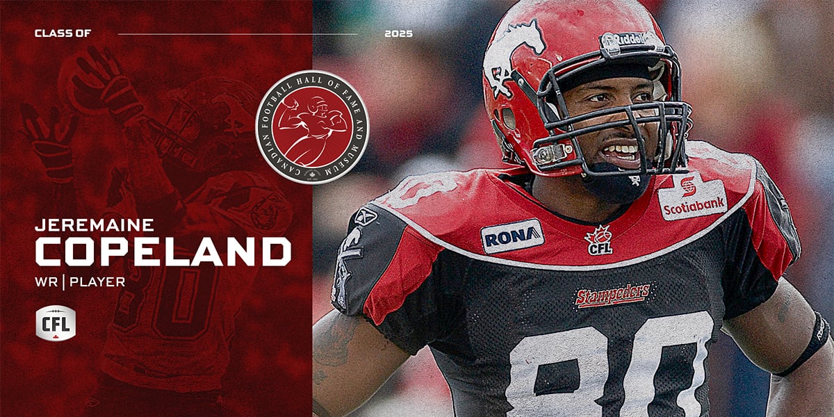 Vol for Life Jeremaine Copeland to enter Canadian Football Hall of Fame