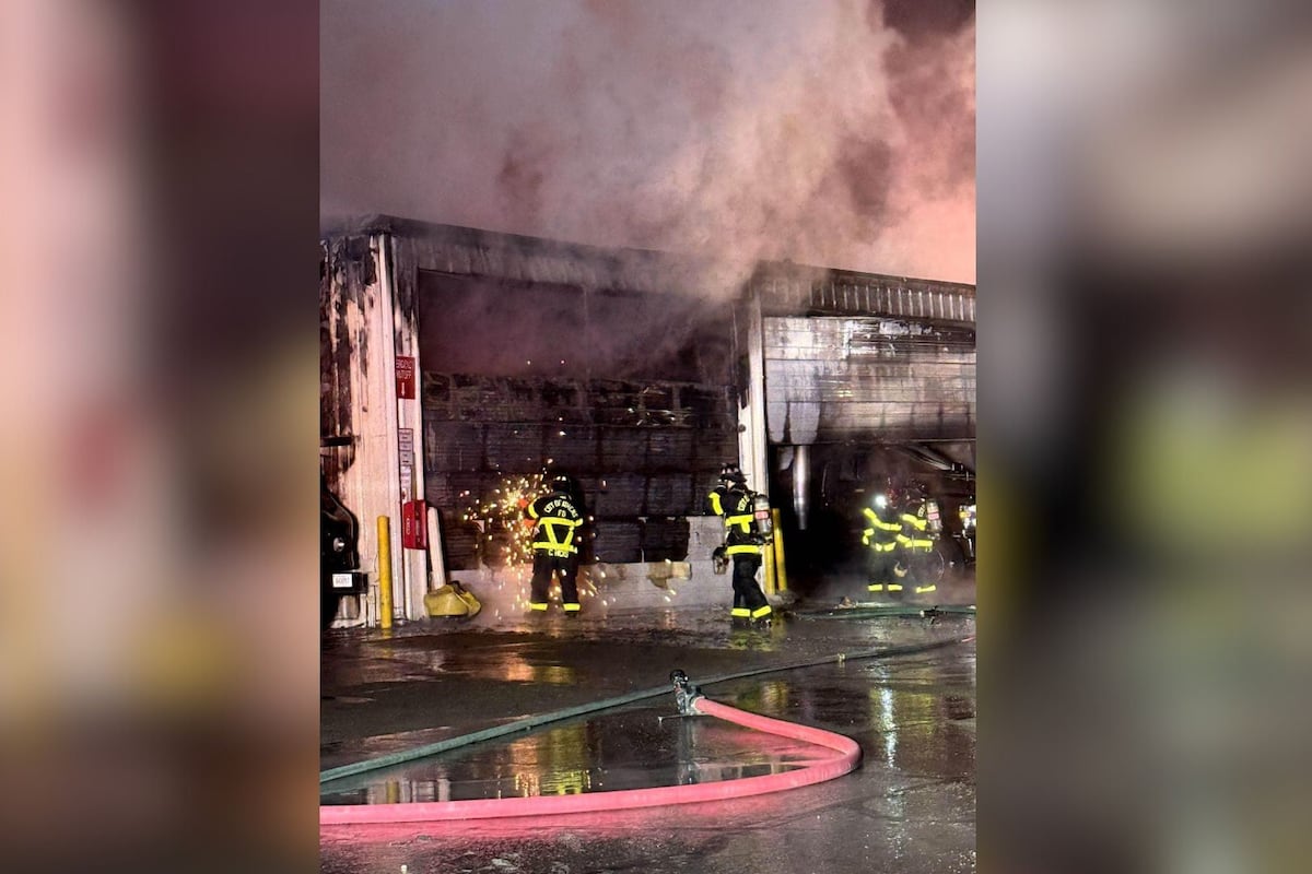 Ups Rack Fire Athens UPS facility, around 24 trucks burn in fire, chief says