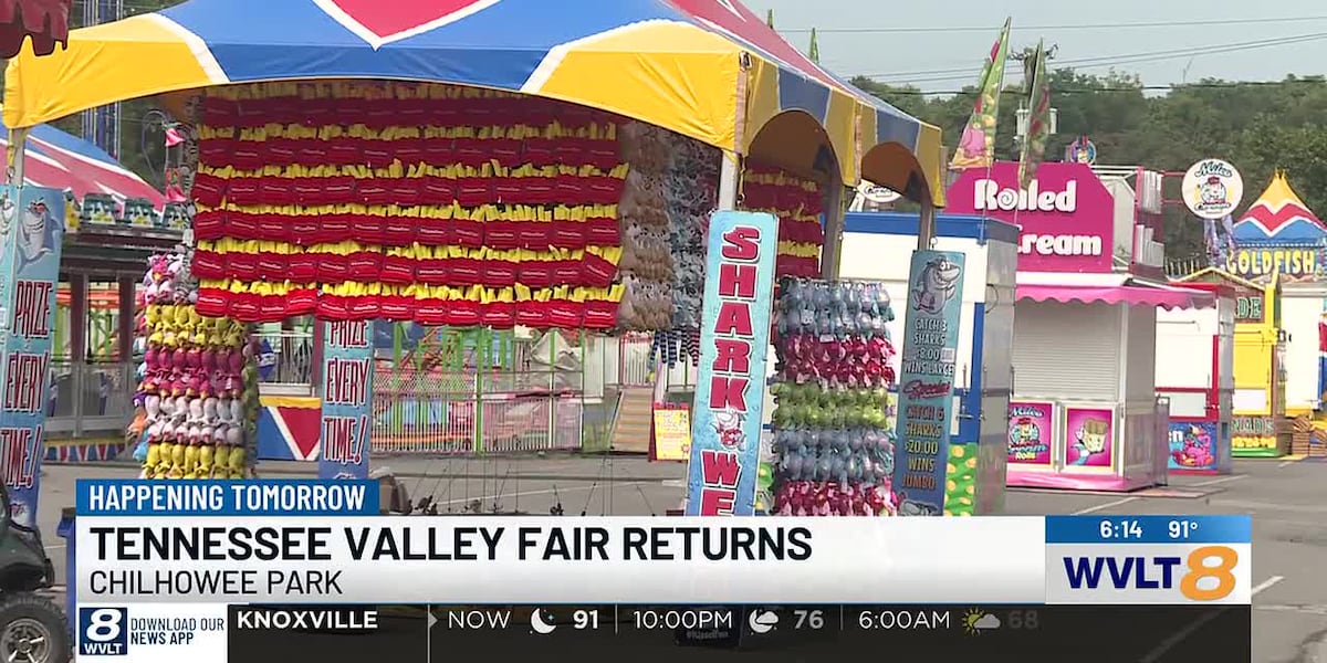 Tennessee Valley Fair returns to Knoxville. What’s set for the 2026 event