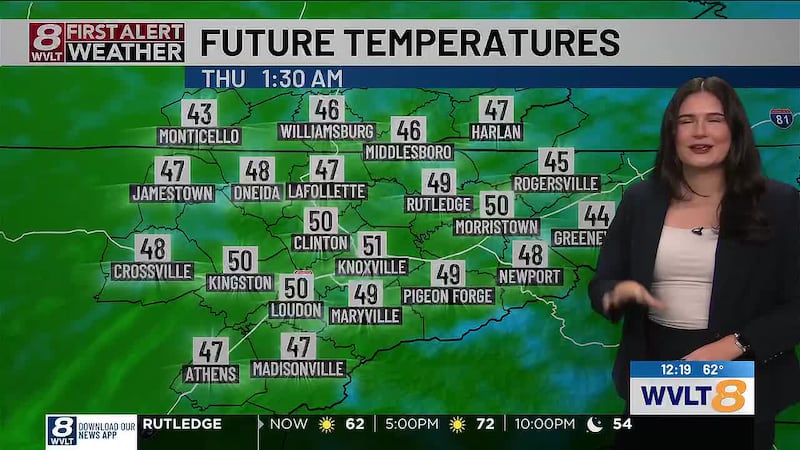 Cool mornings hold strong through the rest of the week with seasonal afternoon highs.