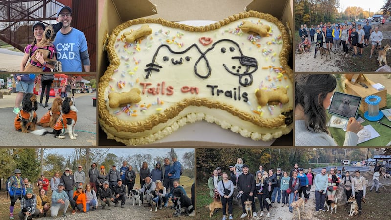Tails on Trails is a fall morning of hiking, music, coffee, connection, and community—all...