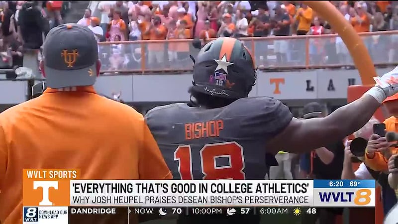 Bishop has recently opened up about nearly being kicked off Tennessee team as a freshman
